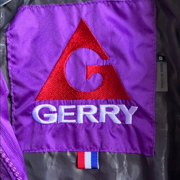 Gerry quilted puffer jacket Deep purple Zip front Pockets - Picture 3 of 8